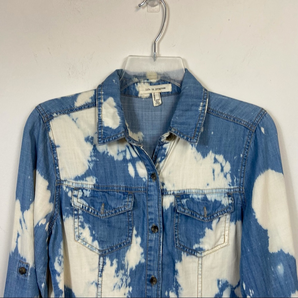 🔥Life In Progress Acid button Up - Picture 2 of 7